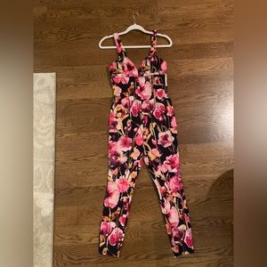 NWT Anthropologie floral jumpsuit